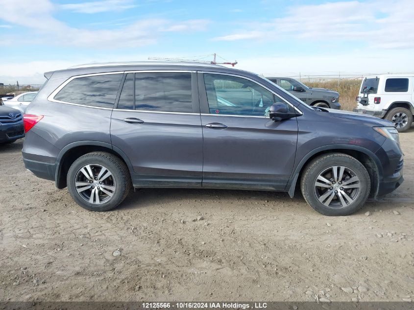 2016 Honda Pilot Exl VIN: 5FNYF6H52GB501147 Lot: 12125566