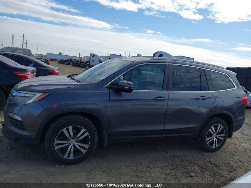 2016 Honda Pilot Exl VIN: 5FNYF6H52GB501147 Lot: 12125566