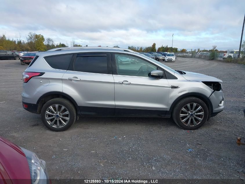 2017 Ford Escape Titanium VIN: 1FMCU9J99HUE26370 Lot: 12125593