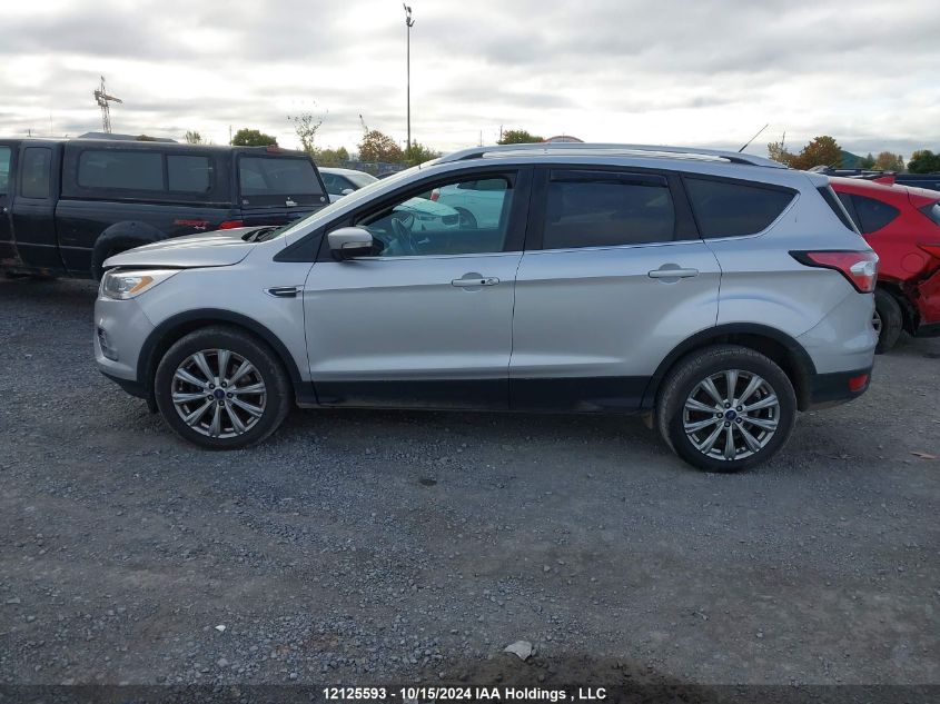 2017 Ford Escape Titanium VIN: 1FMCU9J99HUE26370 Lot: 12125593