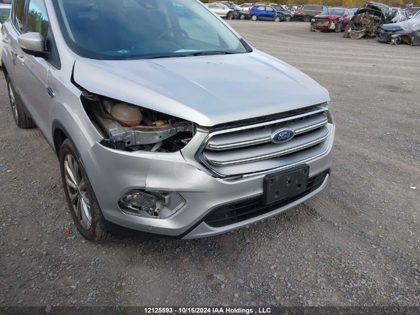 2017 Ford Escape Titanium VIN: 1FMCU9J99HUE26370 Lot: 12125593