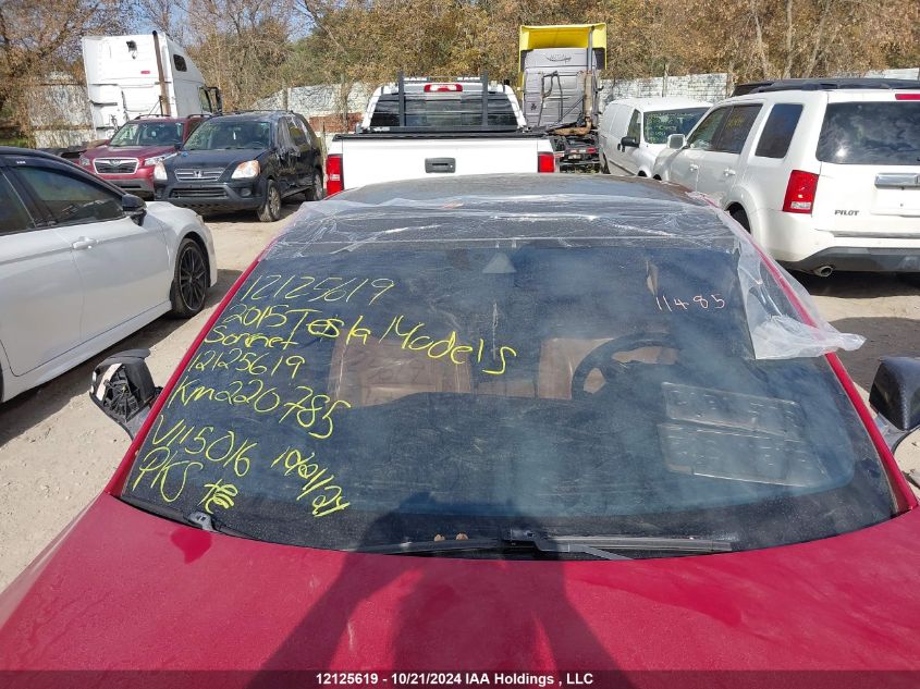 2015 Tesla Model S 70D/85D/P85D VIN: 5YJSA1E27FF115016 Lot: 12125619