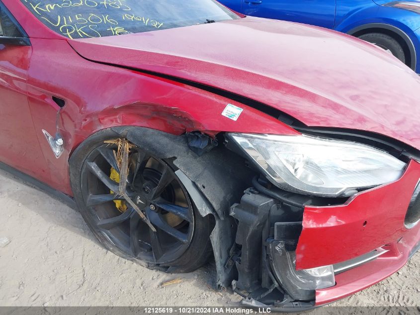 2015 Tesla Model S 70D/85D/P85D VIN: 5YJSA1E27FF115016 Lot: 12125619