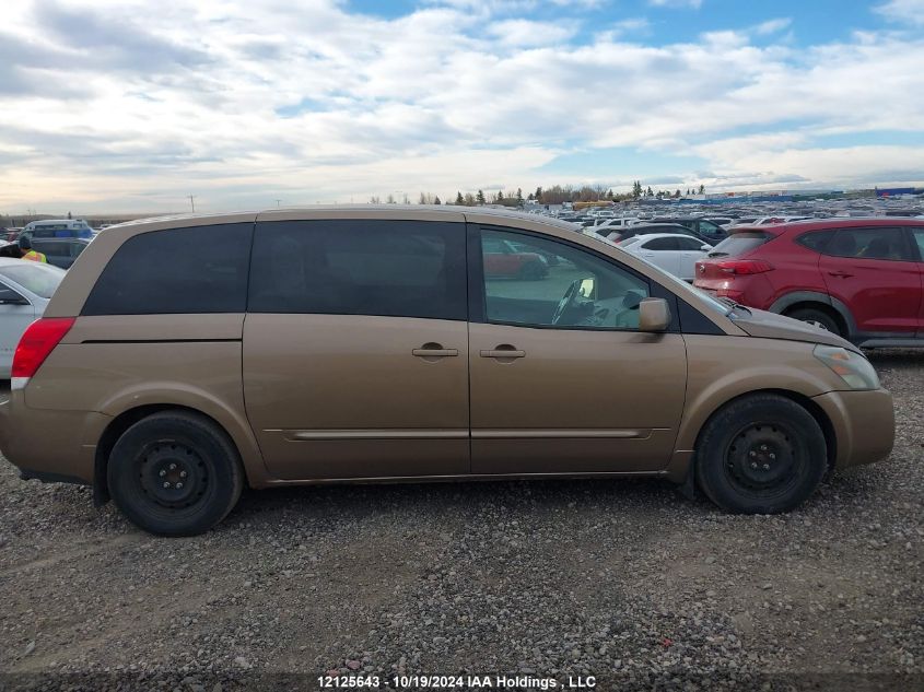 2004 Nissan Quest 3.5 S VIN: 5N1BV28U54N362200 Lot: 12125643