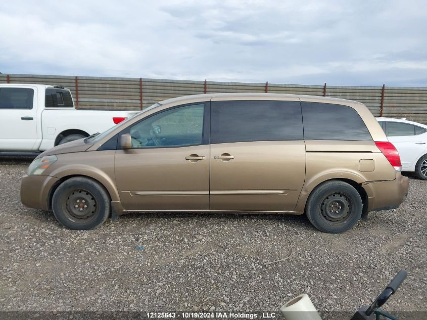 2004 Nissan Quest 3.5 S VIN: 5N1BV28U54N362200 Lot: 12125643