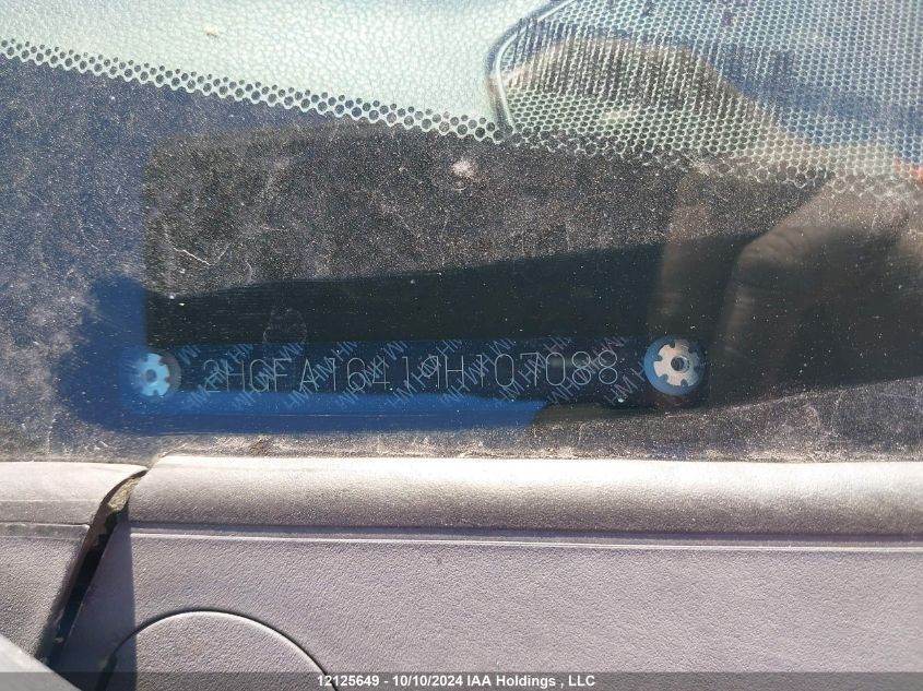 2009 Honda Civic Sdn VIN: 2HGFA16419H107088 Lot: 12125649