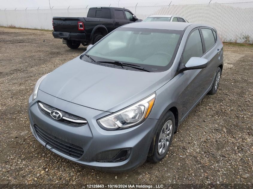 2017 Hyundai Accent Se VIN: KMHCT5AE9HU371766 Lot: 12125663