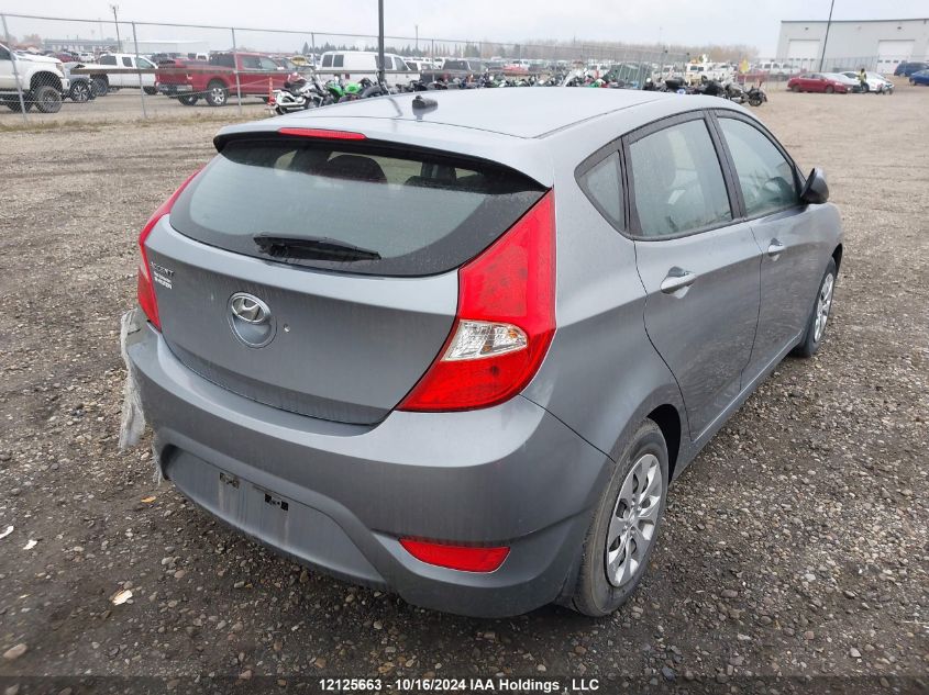 2017 Hyundai Accent Se VIN: KMHCT5AE9HU371766 Lot: 12125663