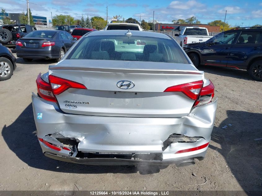 2017 Hyundai Sonata Gl VIN: 5NPE24AFXHH574551 Lot: 12125664