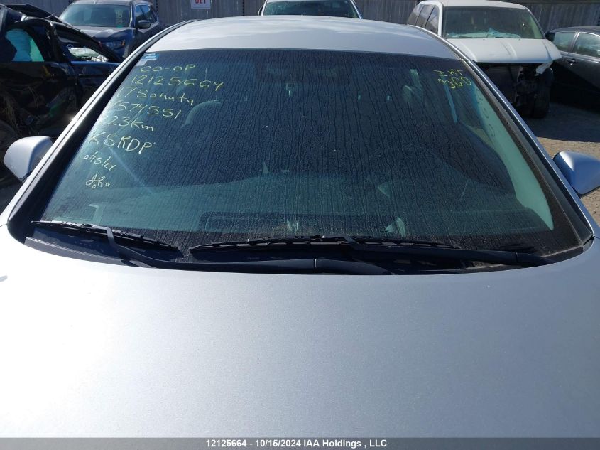 2017 Hyundai Sonata Gl VIN: 5NPE24AFXHH574551 Lot: 12125664