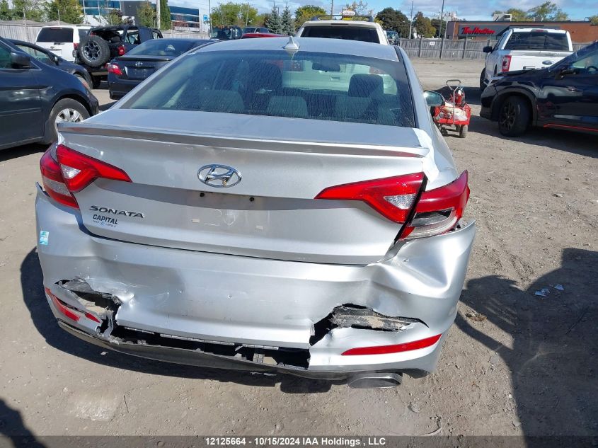 2017 Hyundai Sonata Gl VIN: 5NPE24AFXHH574551 Lot: 12125664