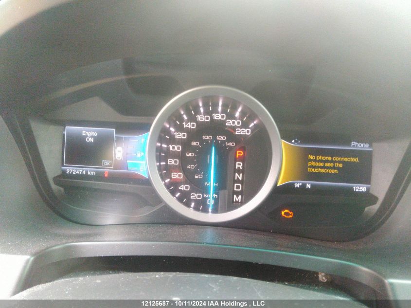 2015 Ford Explorer Limited VIN: 1FM5K8F88FGA78968 Lot: 12125687