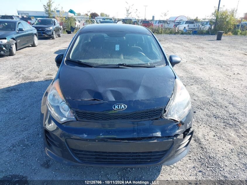 2016 Kia Rio Lx VIN: KNADM5A36G6590981 Lot: 12125766