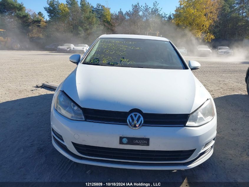 2015 Volkswagen Golf VIN: 3VW217AU8FM007202 Lot: 12125809