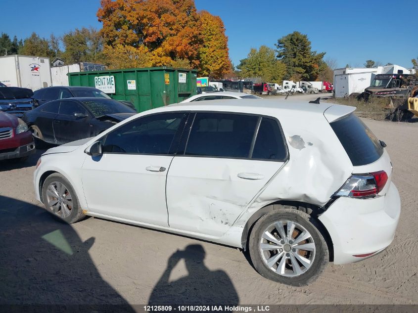 2015 Volkswagen Golf VIN: 3VW217AU8FM007202 Lot: 12125809