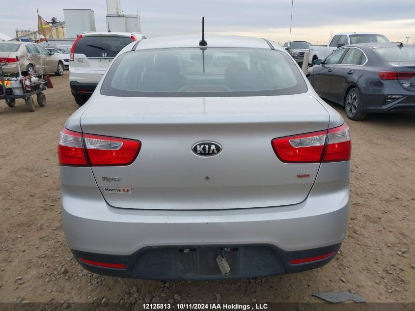 2013 Kia Rio VIN: KNADM4A3XD6229467 Lot: 12125813