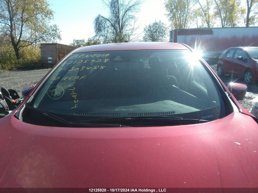 2020 Nissan Leaf VIN: 1N4BZ1CP5LC303488 Lot: 12125928