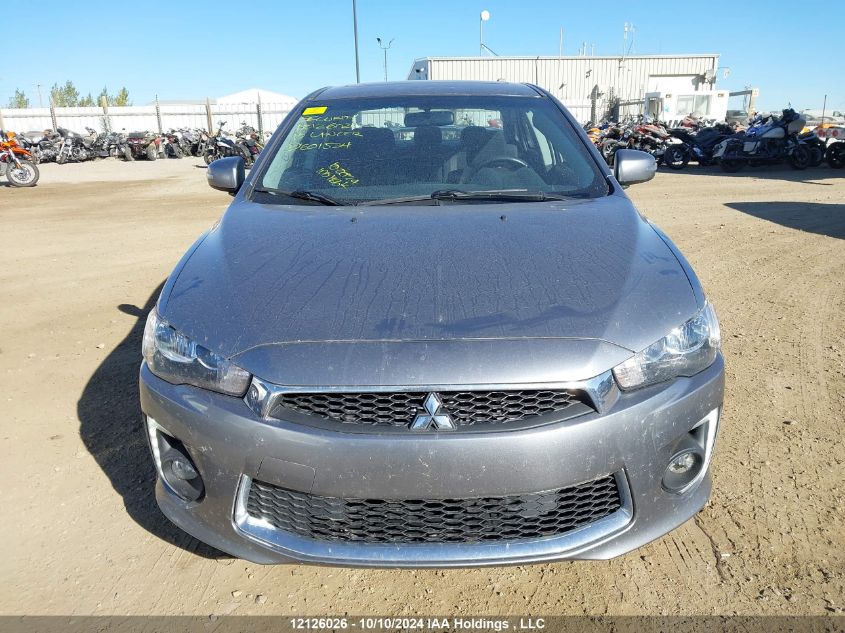 2016 Mitsubishi Lancer VIN: JA32U2FU7GU601524 Lot: 12126026