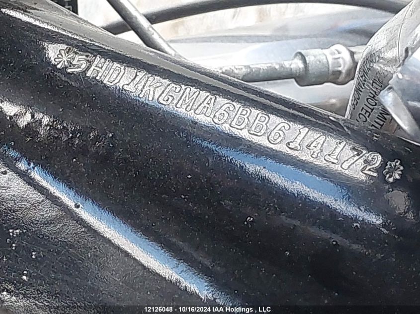 2011 Harley-Davidson Fltru VIN: 5HD1KGMA6BB614172 Lot: 12126048