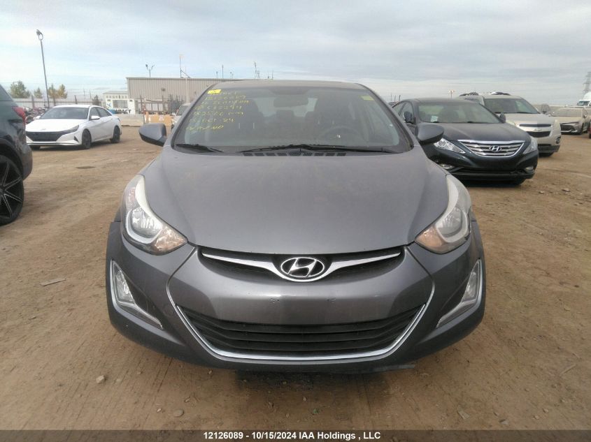 2016 Hyundai Elantra Se/Sport/Limited VIN: KMHDH4AEXGU582294 Lot: 12126089