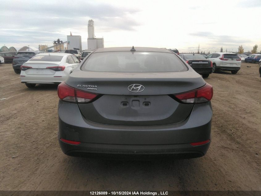 2016 Hyundai Elantra Se/Sport/Limited VIN: KMHDH4AEXGU582294 Lot: 12126089