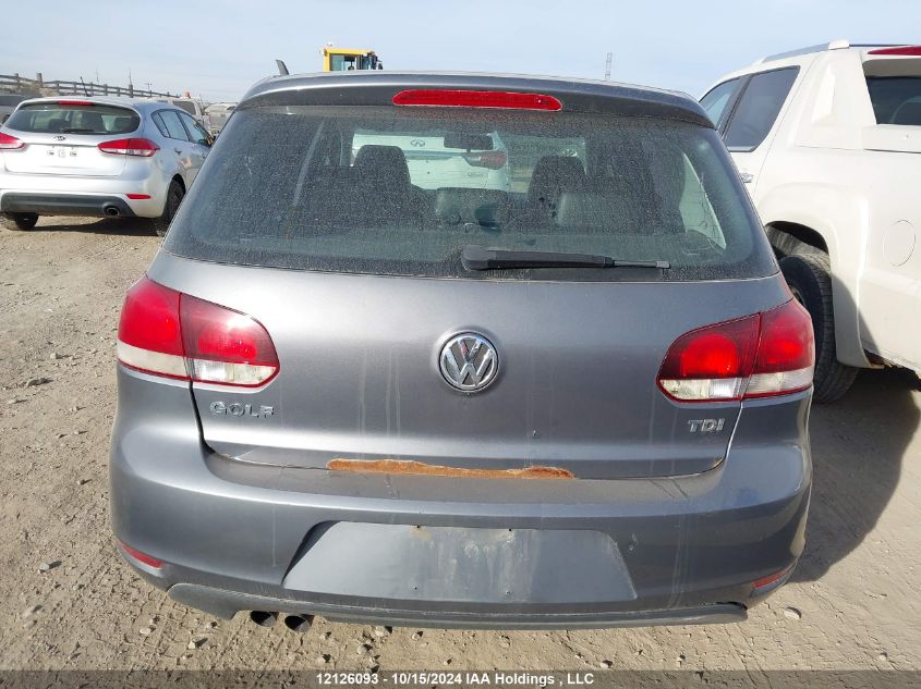 2010 Volkswagen Golf VIN: WVWNM9AJ3AW318425 Lot: 12126093