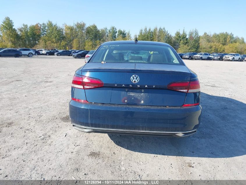 2021 Volkswagen Passat Highline VIN: 1VWBA7A38MC005505 Lot: 12126094