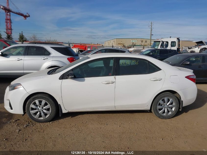 2016 Toyota Corolla L/Le/Le Pls/Prm/S/S Pls VIN: 2T1BURHE1GC544038 Lot: 12126135