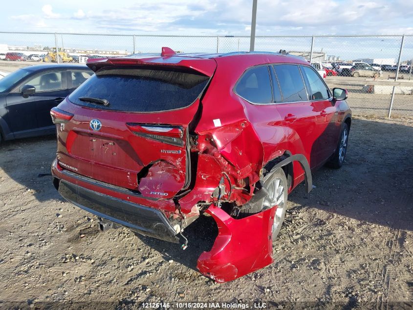 2021 Toyota Highlander Hybrid Limited VIN: 5TDDBRCH5MS032205 Lot: 12126146