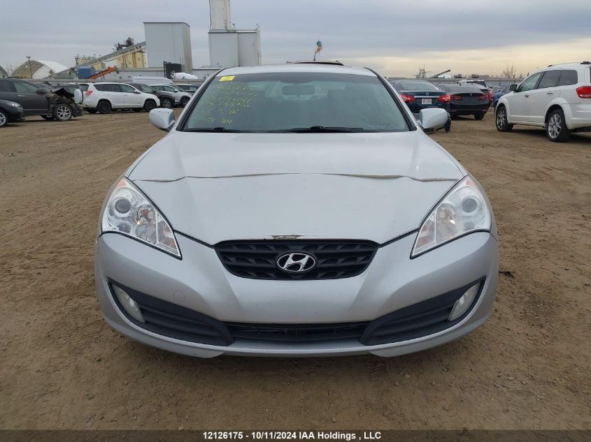 2011 Hyundai Genesis Coupe 2.0T VIN: KMHHT6KD2BU062441 Lot: 12126175