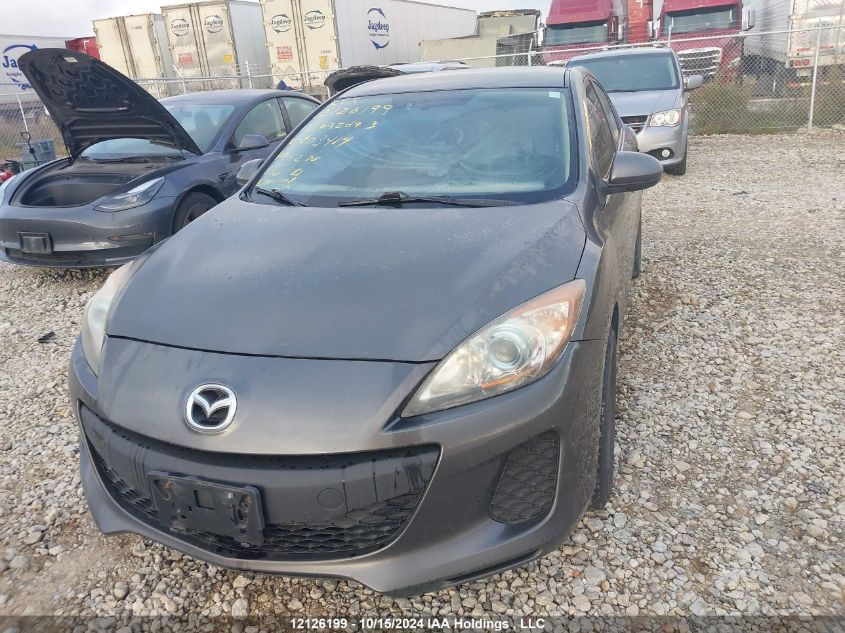 2012 Mazda 3 I VIN: JM1BL1V72C1603414 Lot: 12126199