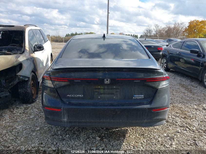 2023 Honda Accord Hybrid VIN: 1HGCY2F50PA801165 Lot: 12126226