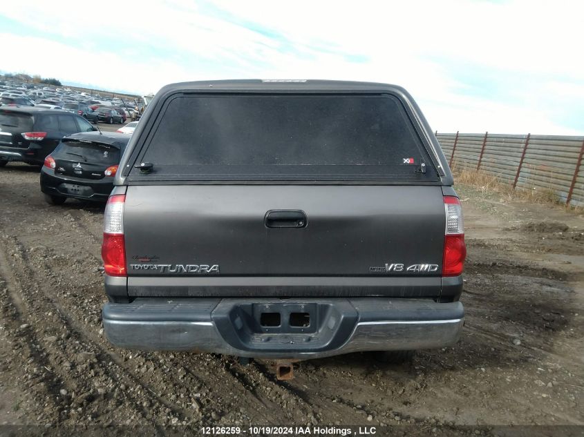 2006 Toyota Tundra Double Cab Sr5 VIN: 5TBDT44126S512103 Lot: 12126259