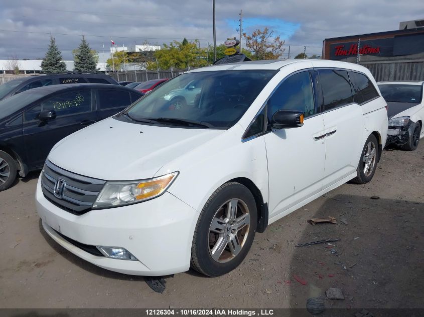 2011 Honda Odyssey Touring/Touring Elite VIN: 5FNRL5H91BB507282 Lot: 12126304