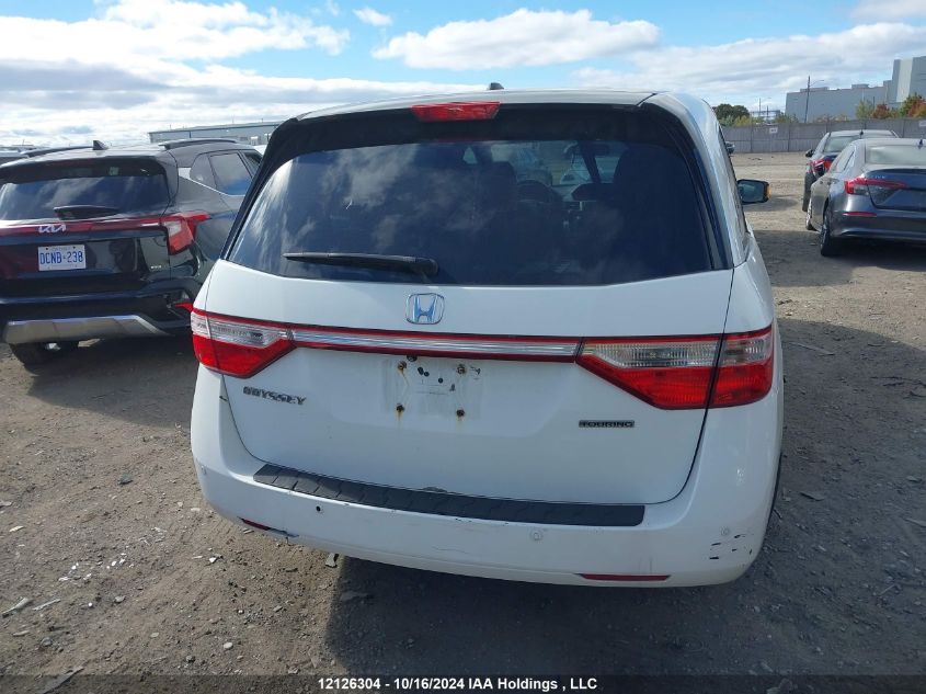 2011 Honda Odyssey Touring/Touring Elite VIN: 5FNRL5H91BB507282 Lot: 12126304