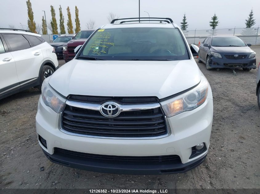 2015 Toyota Highlander Limited/Ltd Platinum VIN: 5TDDKRFH1FS097356 Lot: 12126352