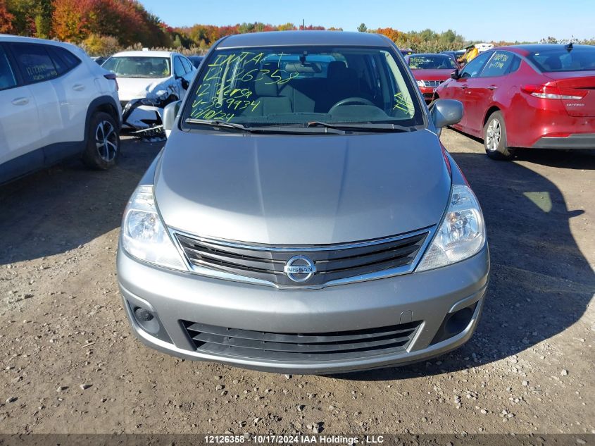 2012 Nissan Versa VIN: 3N1BC1CP9CL369934 Lot: 12126358