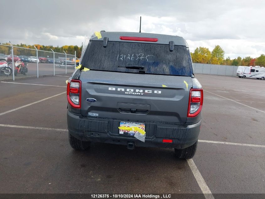 2023 Ford Bronco Sport Big Bend VIN: 3FMCR9B62PRE12953 Lot: 12126375