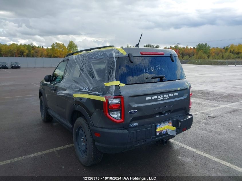 2023 Ford Bronco Sport Big Bend VIN: 3FMCR9B62PRE12953 Lot: 12126375