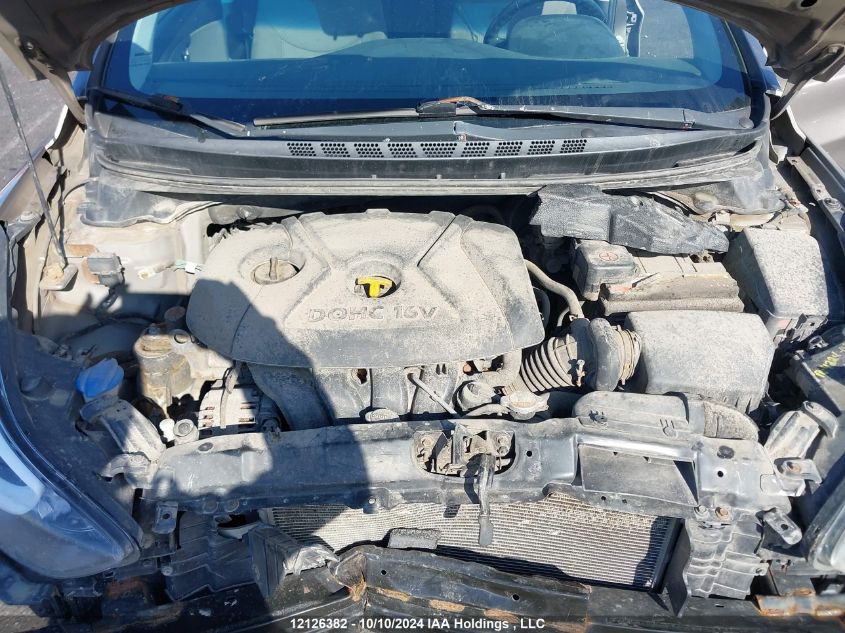 2014 Hyundai Elantra Gls VIN: 5NPDH4AE0EH503436 Lot: 12126382