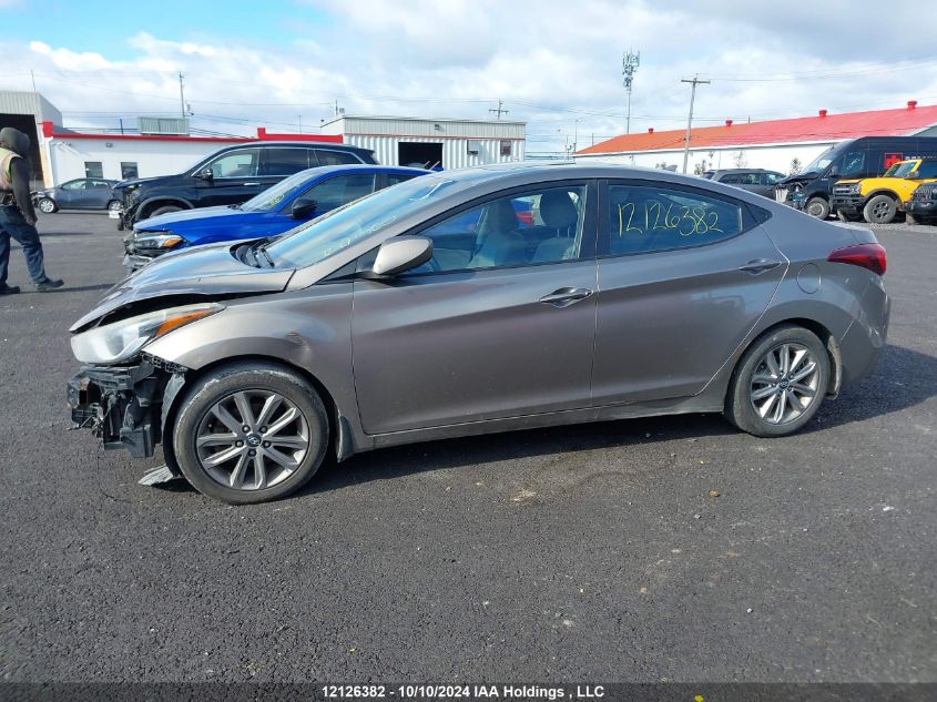 2014 Hyundai Elantra Gls VIN: 5NPDH4AE0EH503436 Lot: 12126382