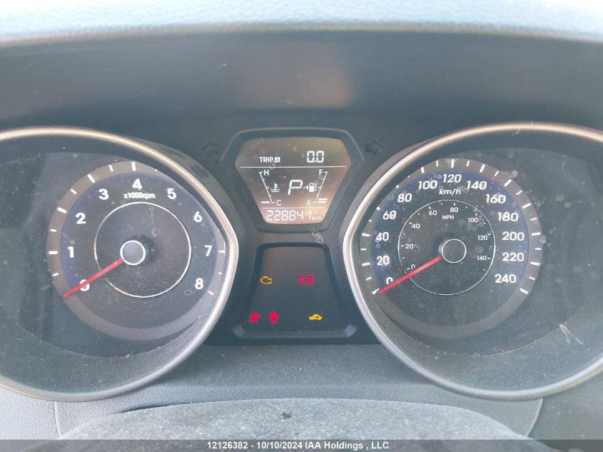 2014 Hyundai Elantra Gls VIN: 5NPDH4AE0EH503436 Lot: 12126382