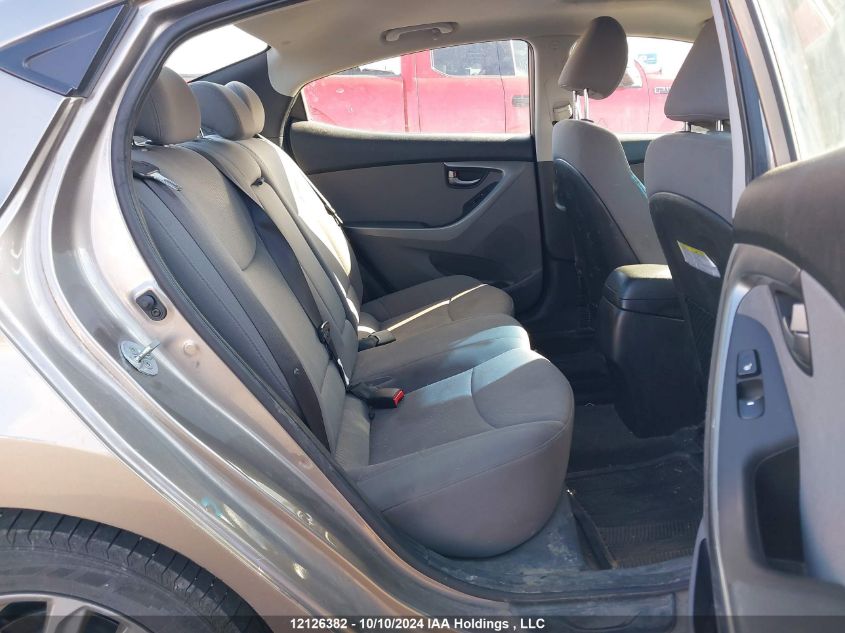 2014 Hyundai Elantra Gls VIN: 5NPDH4AE0EH503436 Lot: 12126382