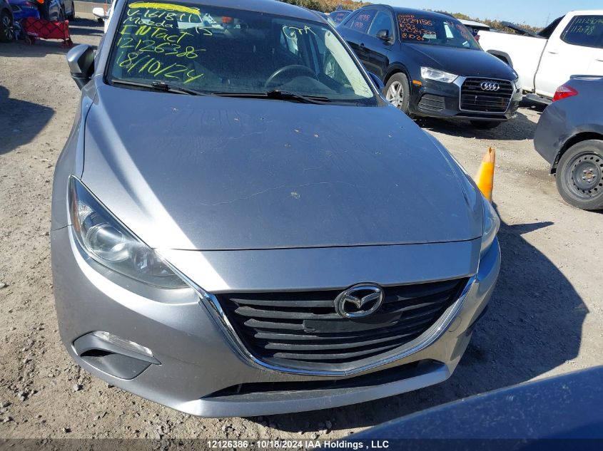 2015 Mazda Mazda3 VIN: 3MZBM1K78FM161891 Lot: 12126386