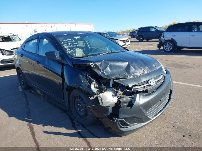 2016 Hyundai Accent Gl VIN: KMHCT4AE3GU000546 Lot: 12126399