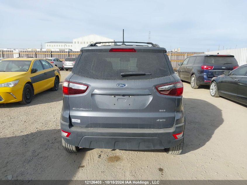 2018 Ford Ecosport Ses VIN: MAJ6P1CL2JC239802 Lot: 12126403