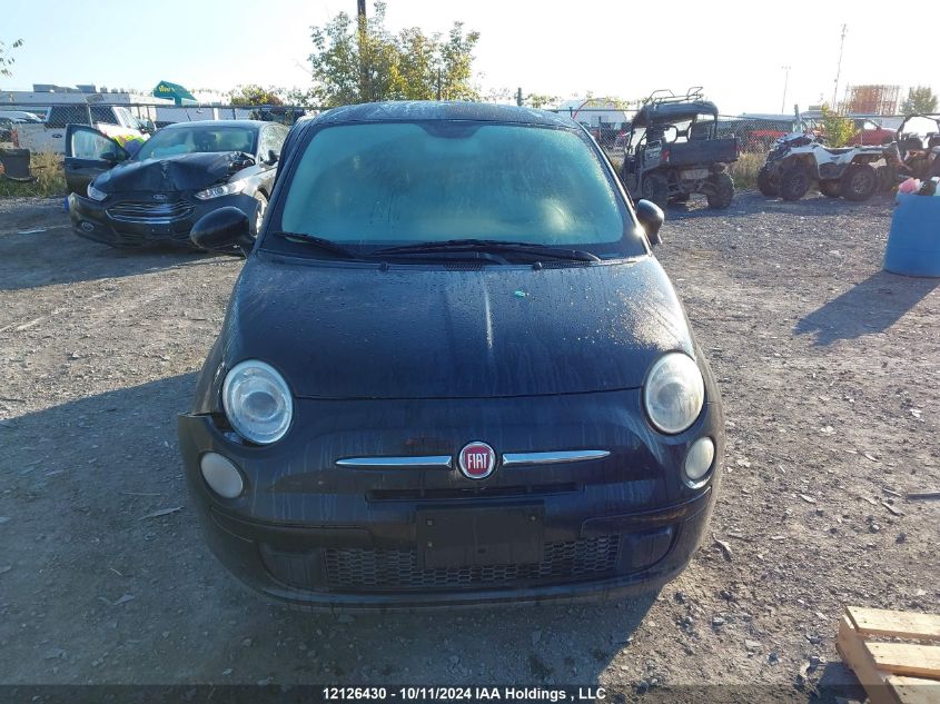 2012 Fiat 500 Pop VIN: 3C3CFFAR1CT102785 Lot: 12126430