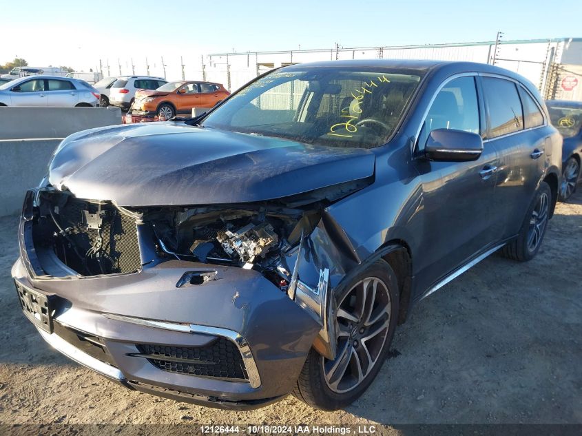 2017 Acura Mdx VIN: 5FRYD4H40HB505764 Lot: 12126444