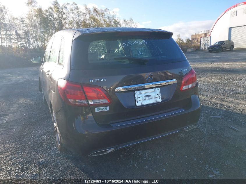 2016 Mercedes-Benz B-Class VIN: WDDMH4GB4GJ379412 Lot: 12126463