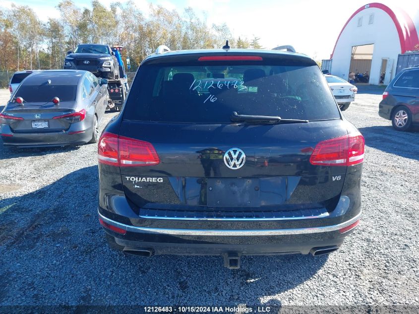 2016 Volkswagen Touareg VIN: WVGEF9BP7GD010347 Lot: 12126483